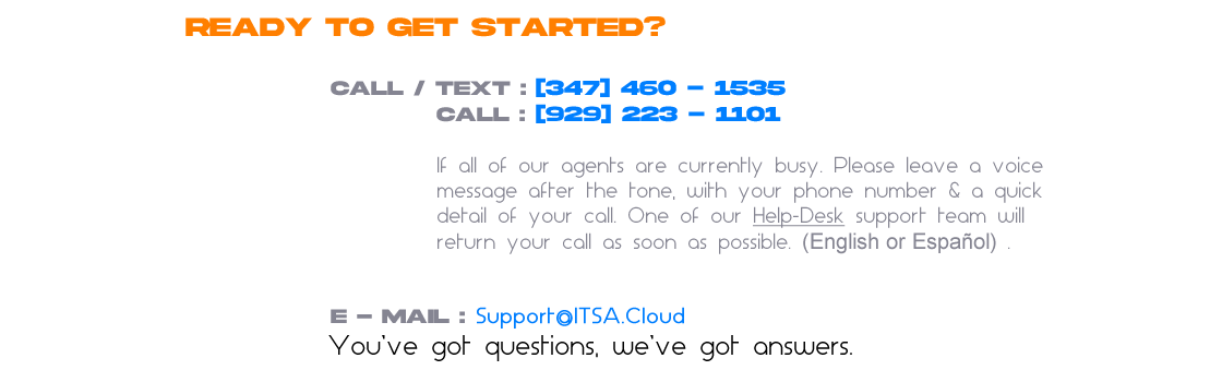 ITSA Contact Info